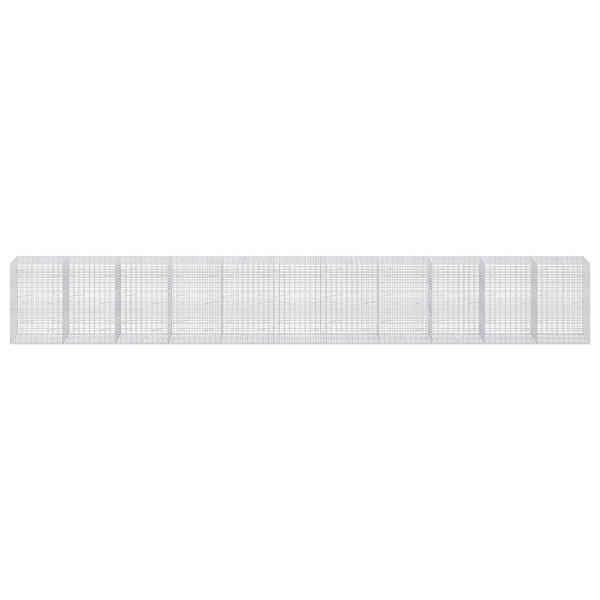 vidaXL Gabion z drutu 3,5 mm i siatką 5x10 cm 1100x100x150 cm