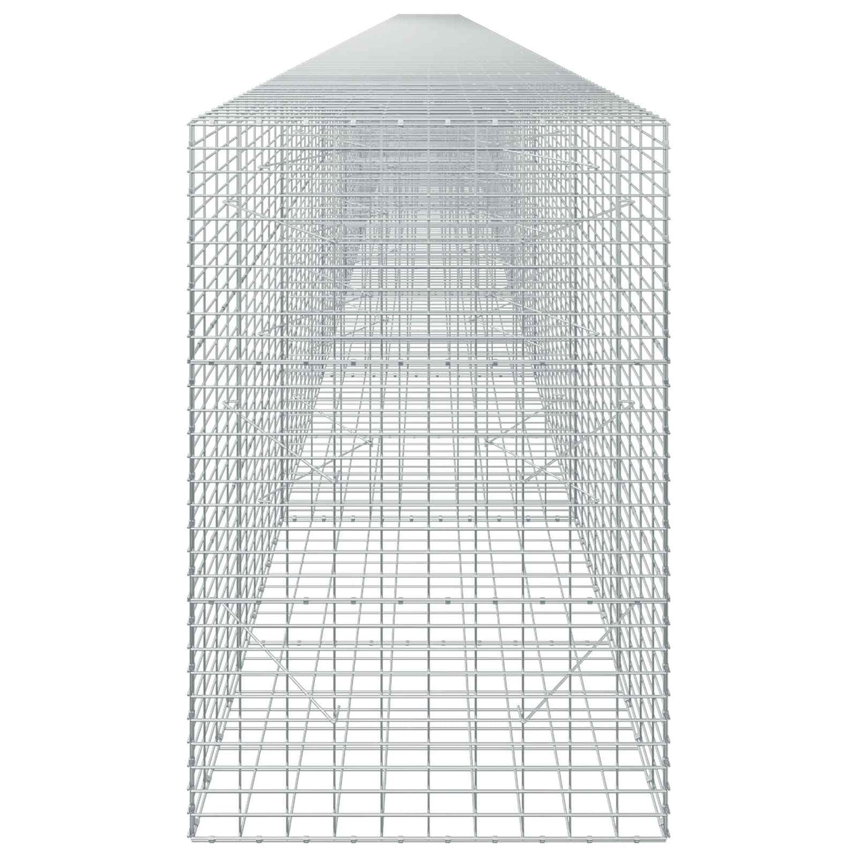 vidaXL Gabion z drutu 3,5 mm i siatką 5x10 cm 1100x100x150 cm