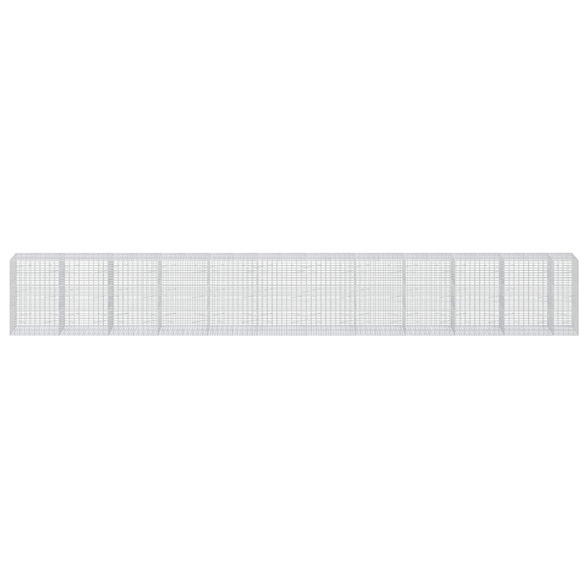vidaXL Gabion z drutu 3,5 mm i siatką 5x10 cm 1150x100x150 cm