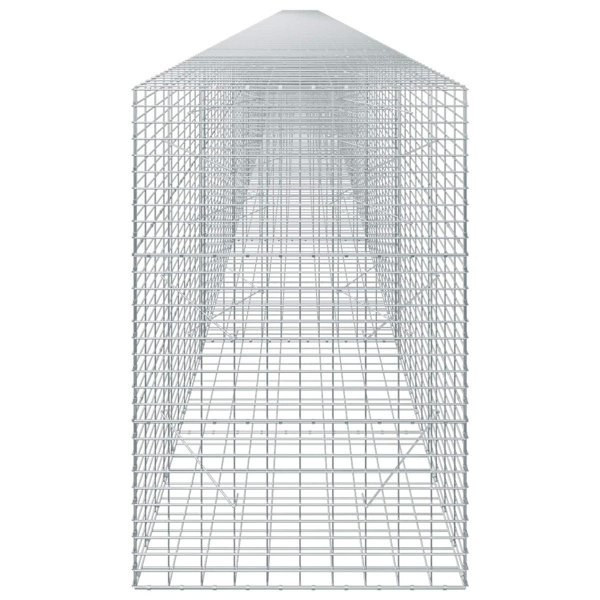 vidaXL Gabion z drutu 3,5 mm i siatką 5x10 cm 1150x100x150 cm