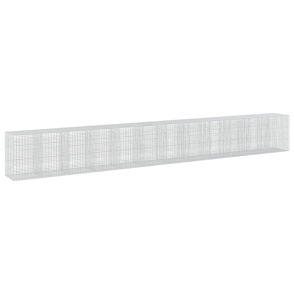 vidaXL Gabion z drutu 3,5 mm i siatką 5x10 cm 1200x100x150 cm