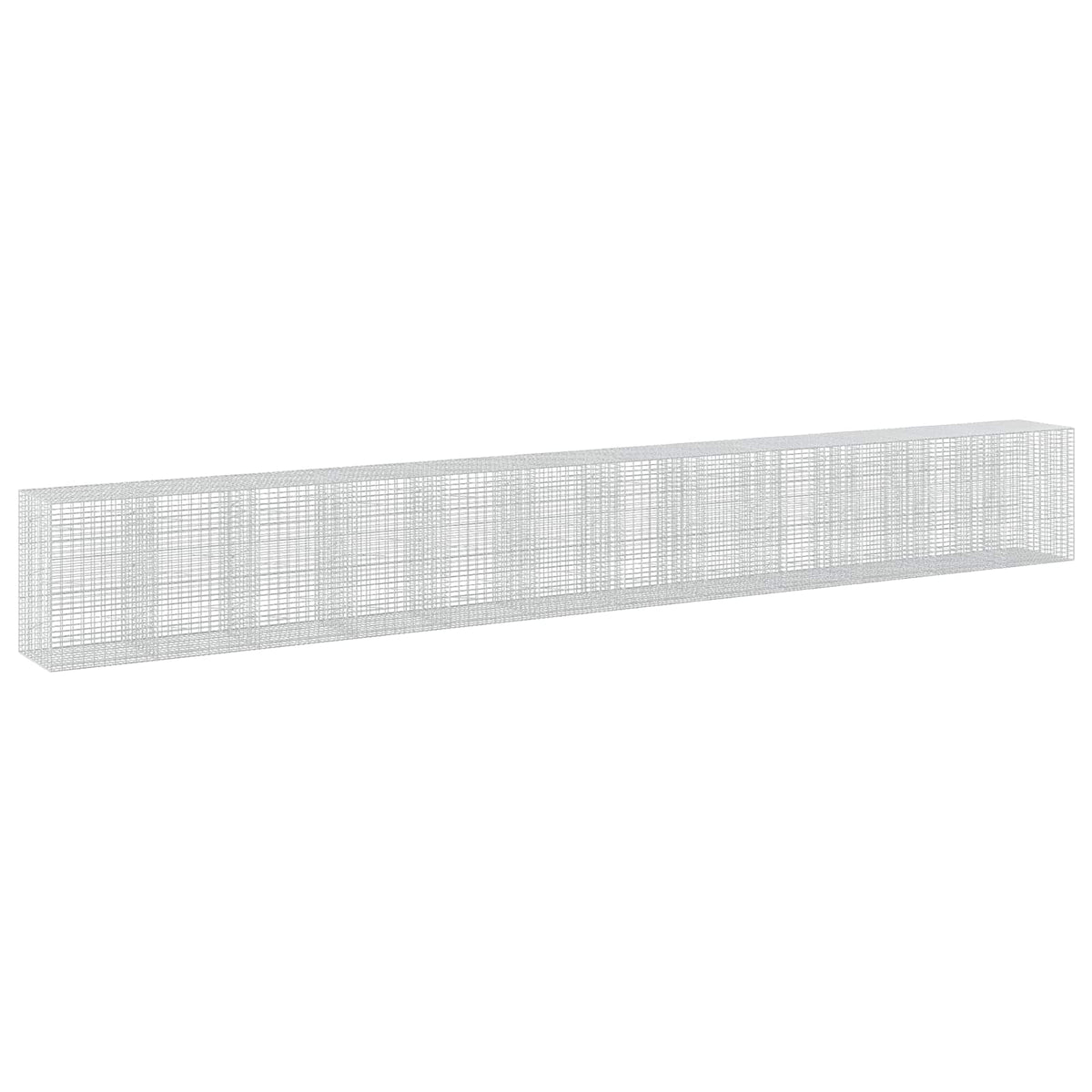 vidaXL Gabion z drutu 3,5 mm i siatką 5x10 cm 1200x100x150 cm