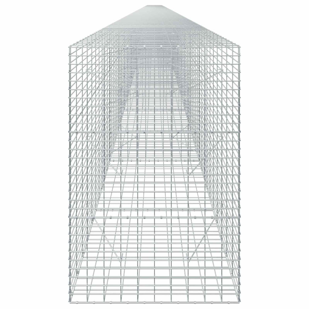 vidaXL Gabion z drutu 3,5 mm i siatką 5x10 cm 1200x100x150 cm