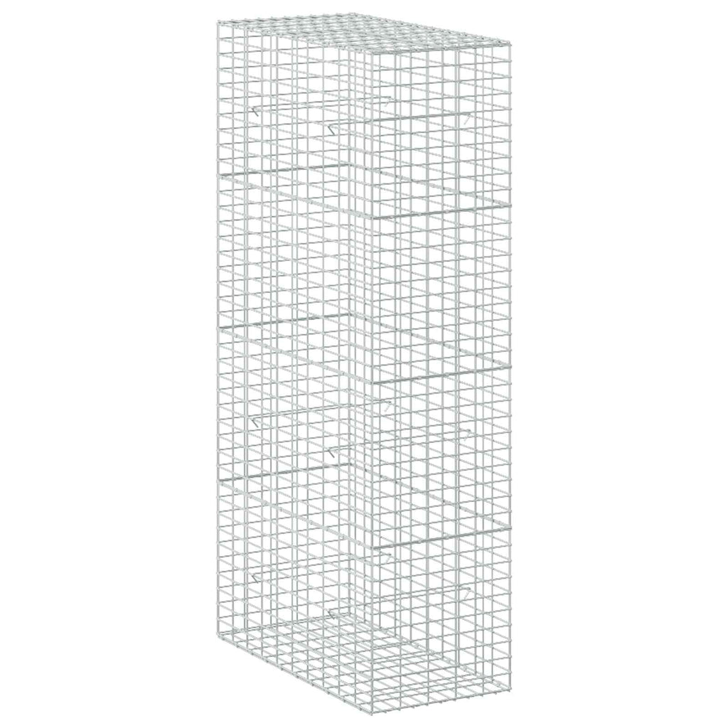 vidaXL Gabion z drutu 3,5 mm i siatką 5x10 cm 50x100x200 cm