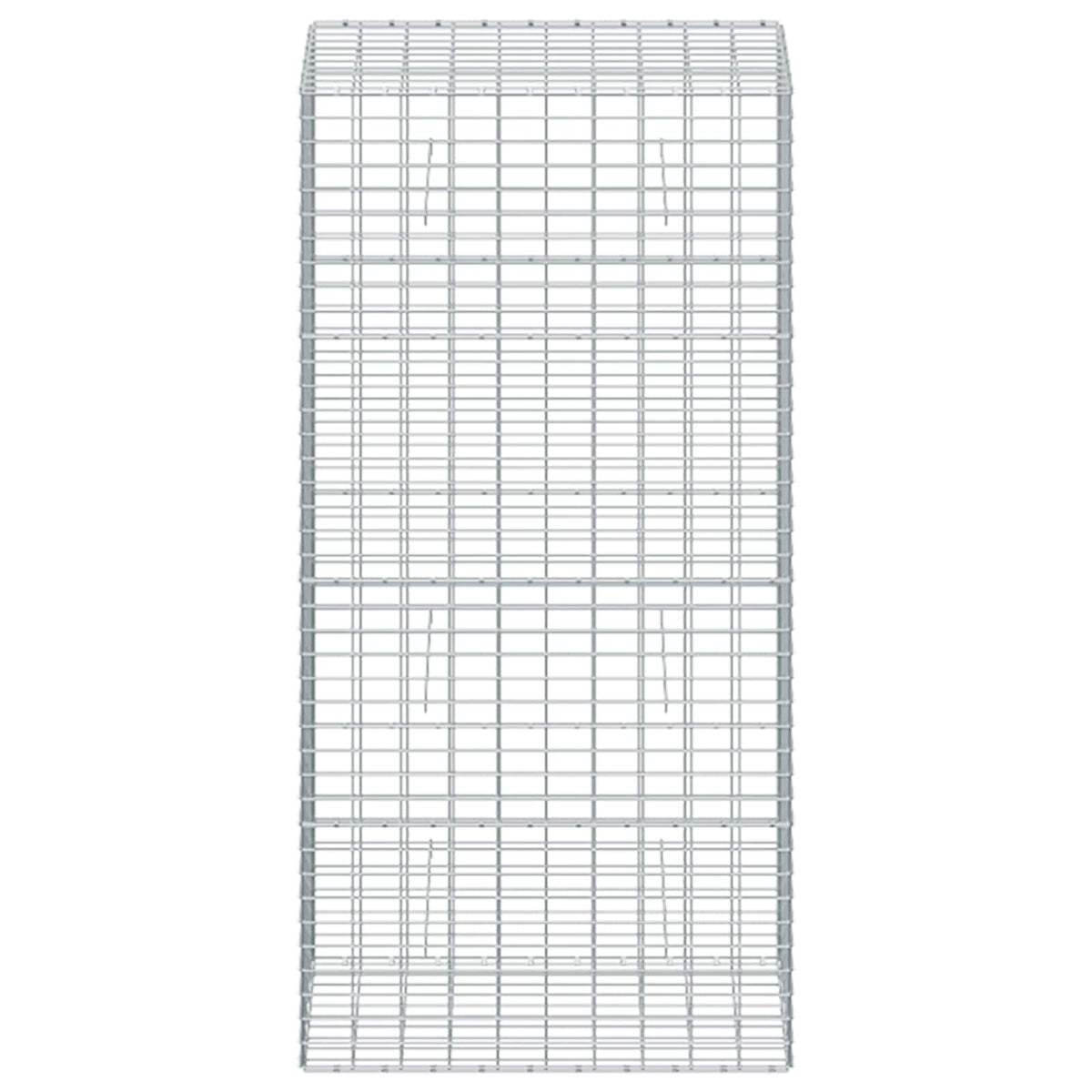 vidaXL Gabion z drutu 3,5 mm i siatką 5x10 cm 50x100x200 cm