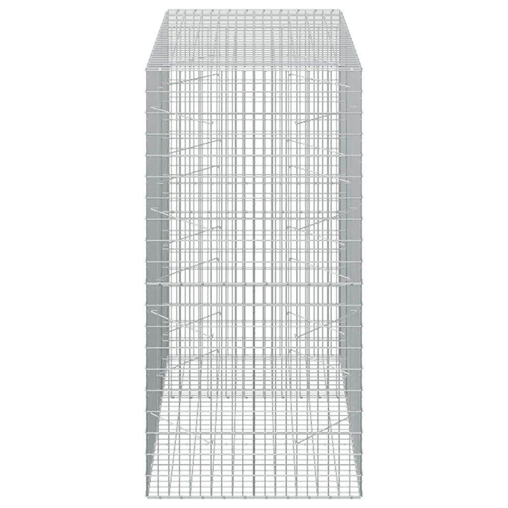vidaXL Gabion z drutu 3,5 mm i siatką 5x10 cm 150x100x200 cm