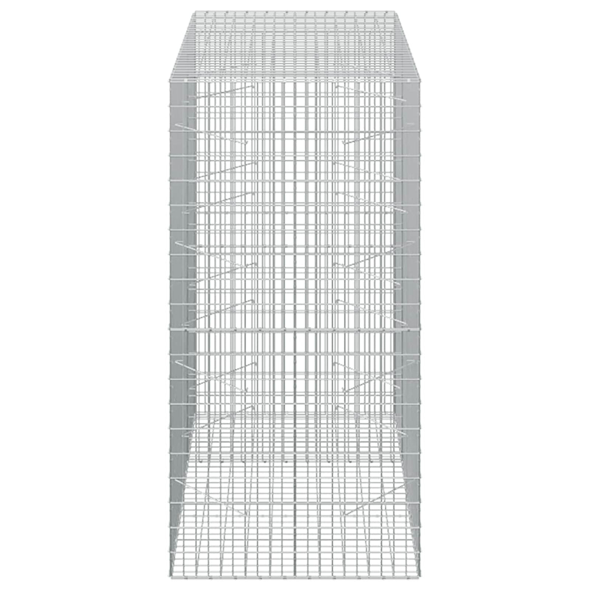 vidaXL Gabion z drutu 3,5 mm i siatką 5x10 cm 150x100x200 cm