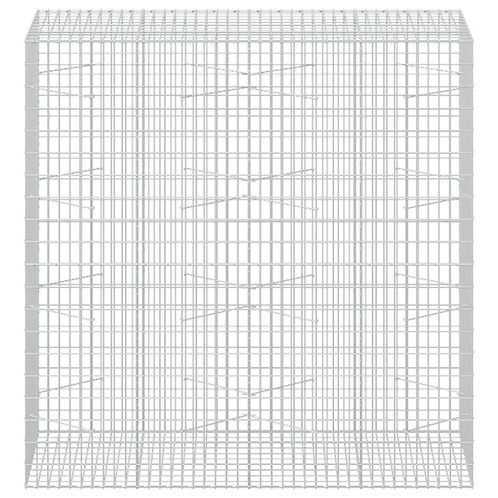 vidaXL Gabion z drutu 3,5 mm i siatką 5x10 cm 200x100x200 cm