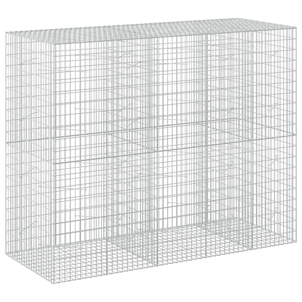 vidaXL Gabion z drutu 3,5 mm i siatką 5x10 cm 250x100x200 cm