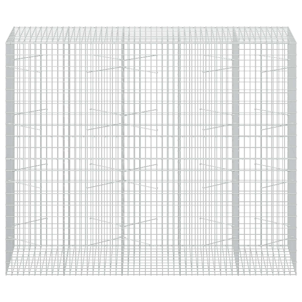 vidaXL Gabion z drutu 3,5 mm i siatką 5x10 cm 250x100x200 cm