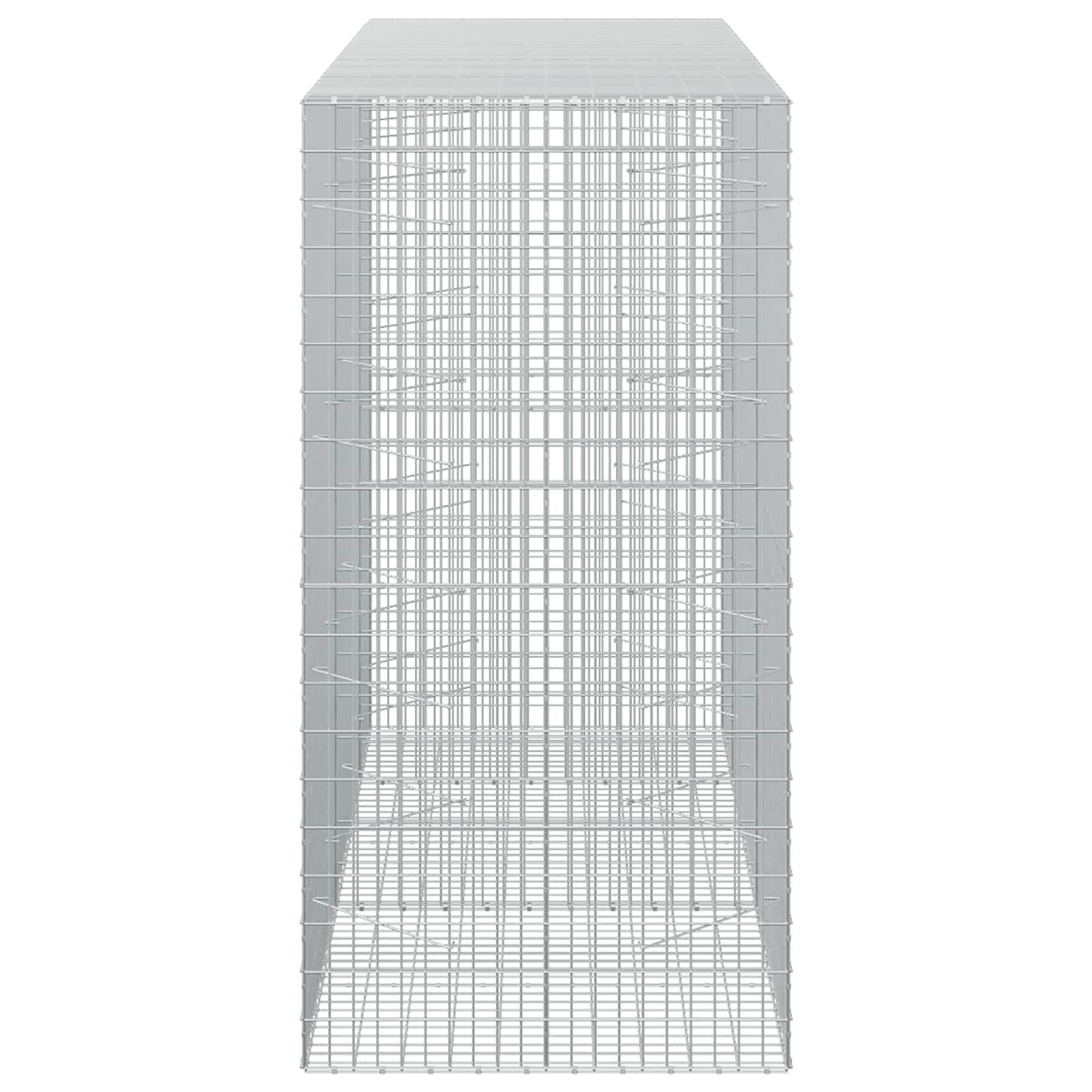 vidaXL Gabion z drutu 3,5 mm i siatką 5x10 cm 250x100x200 cm