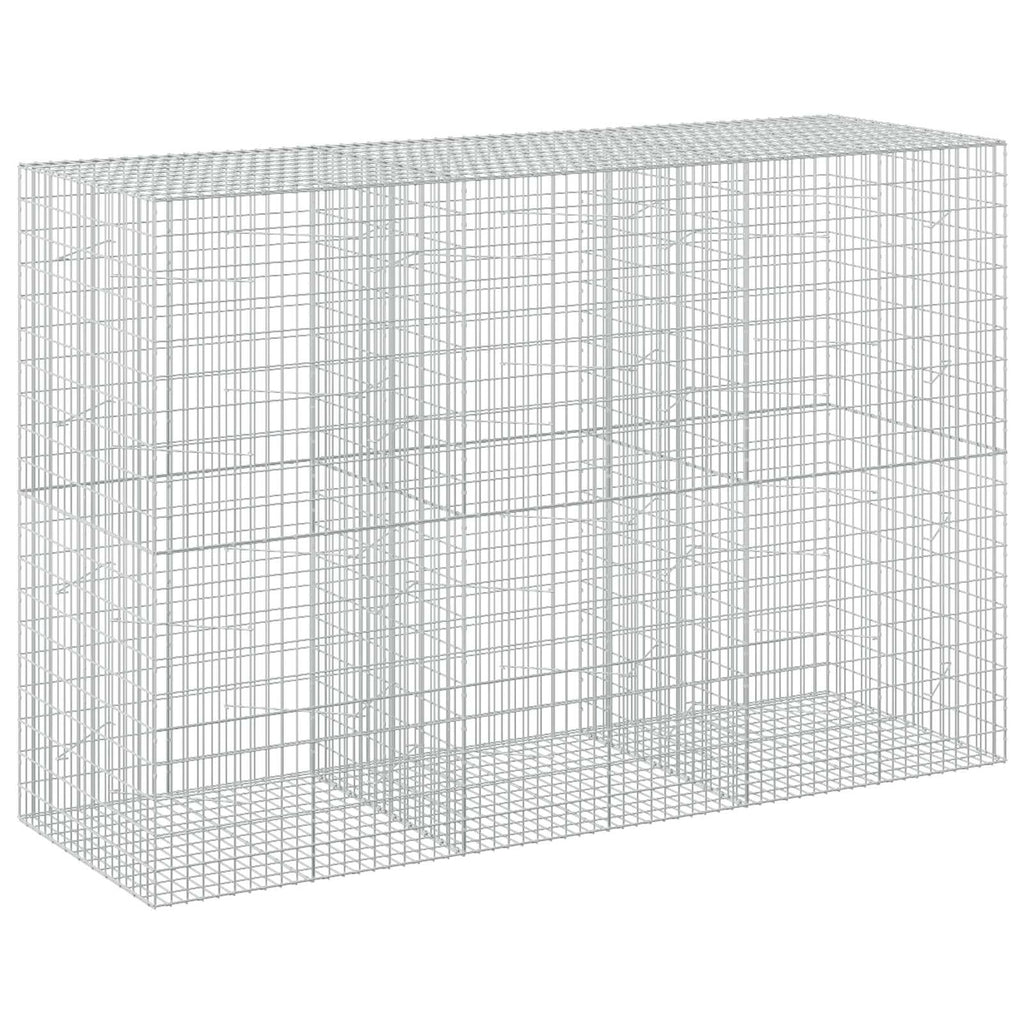 vidaXL Gabion z drutu 3,5 mm i siatką 5x10 cm 300x100x200 cm