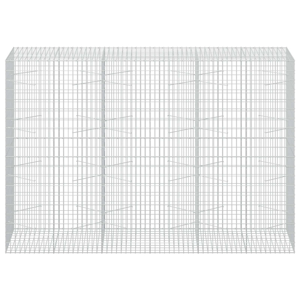 vidaXL Gabion z drutu 3,5 mm i siatką 5x10 cm 300x100x200 cm