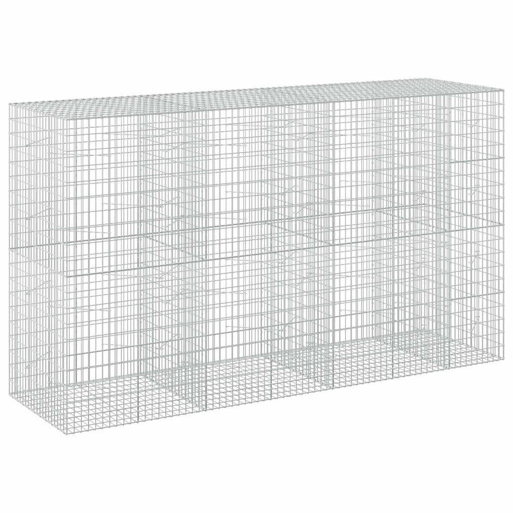 vidaXL Gabion z drutu 3,5 mm i siatką 5x10 cm 350x100x200 cm