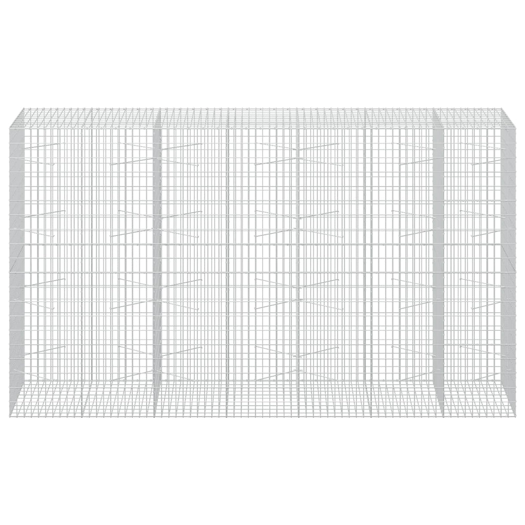 vidaXL Gabion z drutu 3,5 mm i siatką 5x10 cm 350x100x200 cm