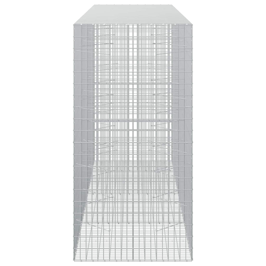 vidaXL Gabion z drutu 3,5 mm i siatką 5x10 cm 350x100x200 cm