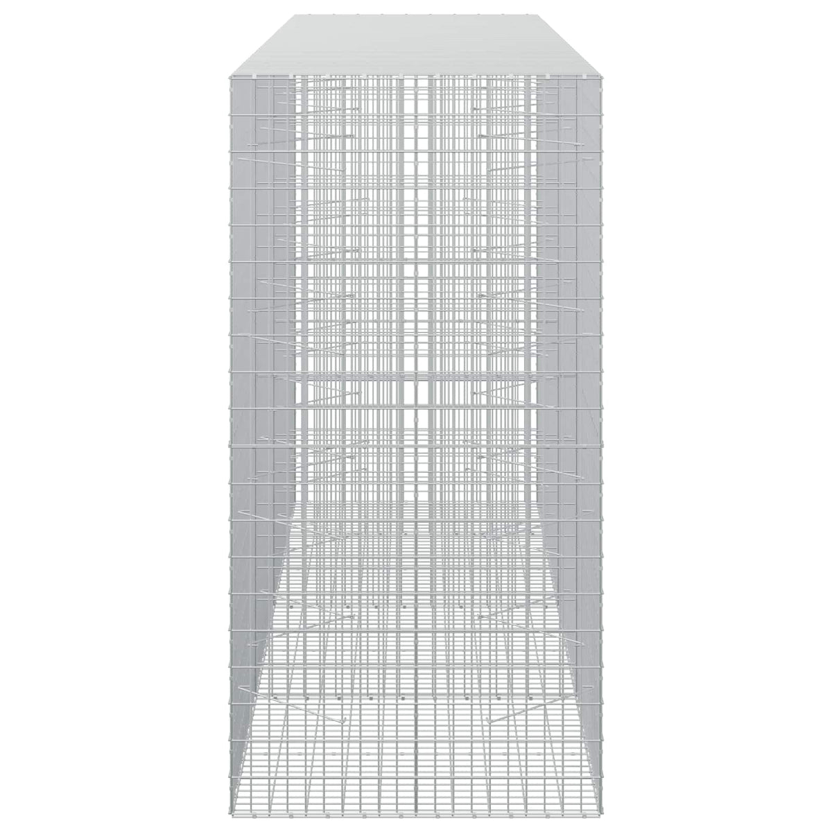 vidaXL Gabion z drutu 3,5 mm i siatką 5x10 cm 350x100x200 cm
