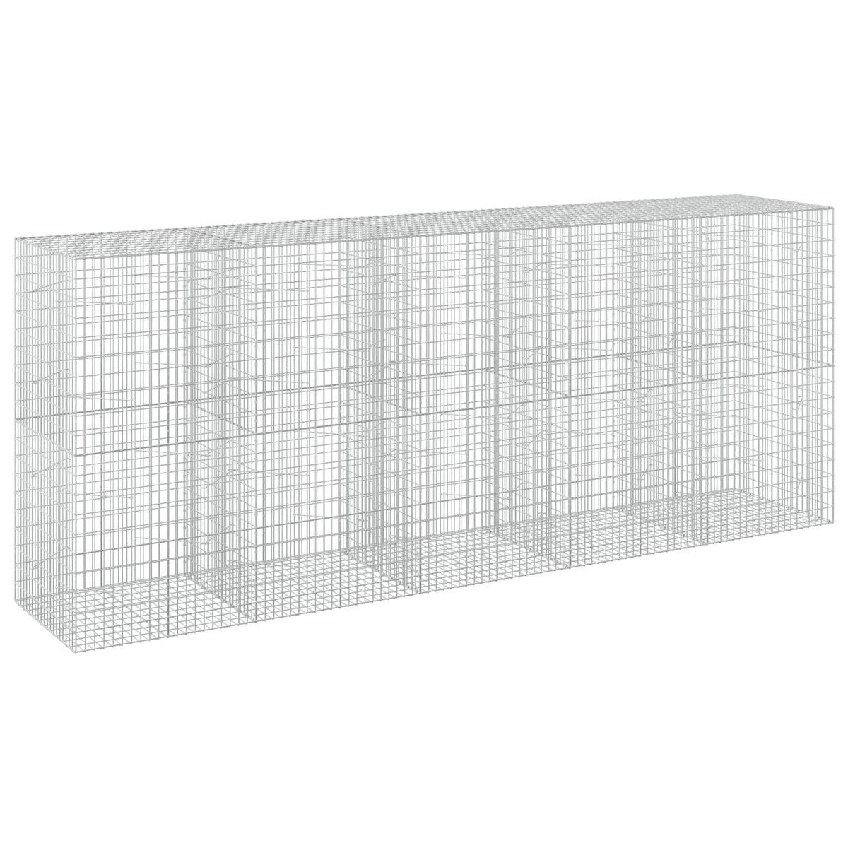 vidaXL Gabion z drutu 3,5 mm i siatką 5x10 cm 500x100x200 cm
