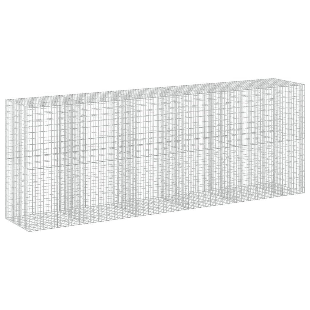 vidaXL Gabion z drutu 3,5 mm i siatką 5x10 cm 550x100x200 cm