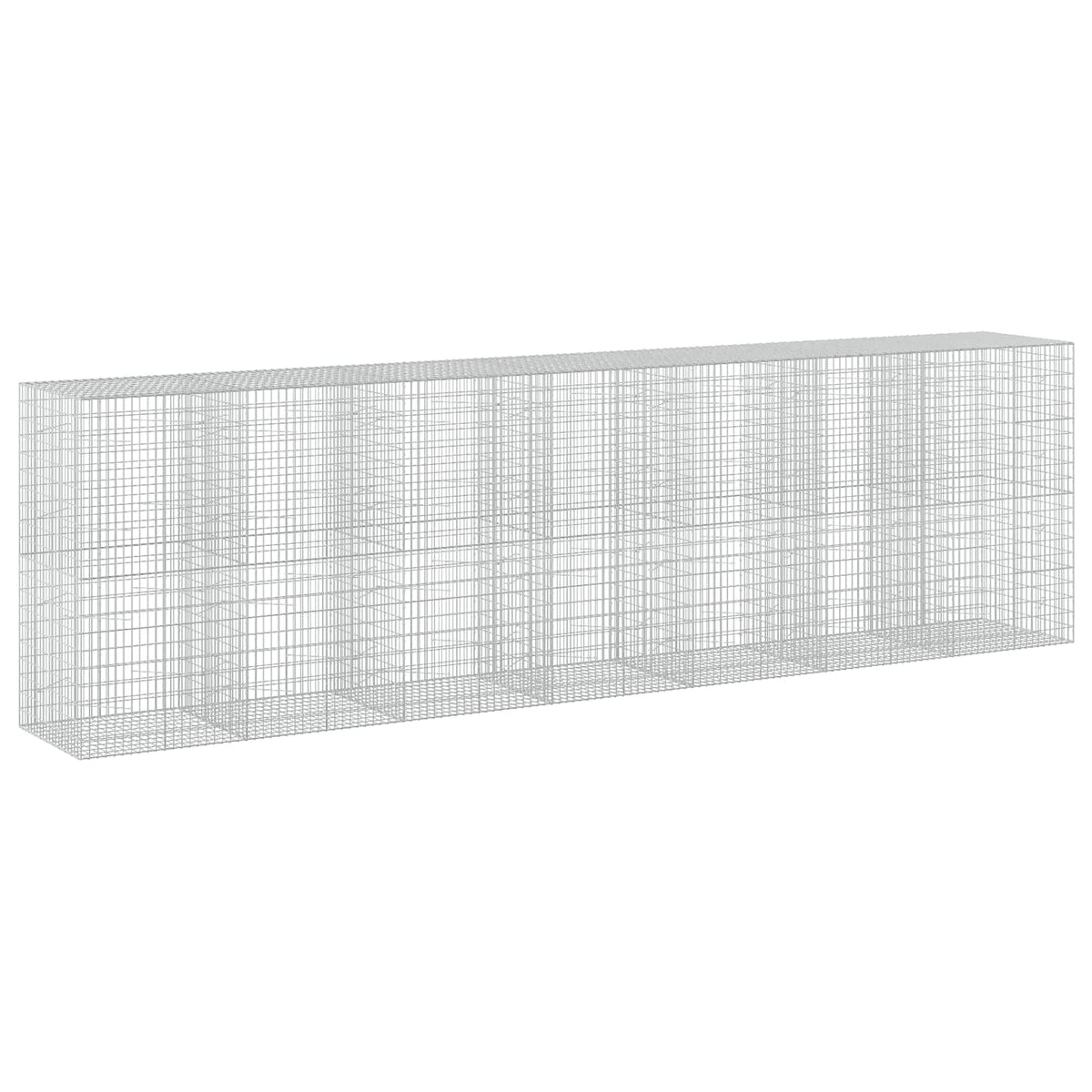 vidaXL Gabion z drutu 3,5 mm i siatką 5x10 cm 700x100x200 cm