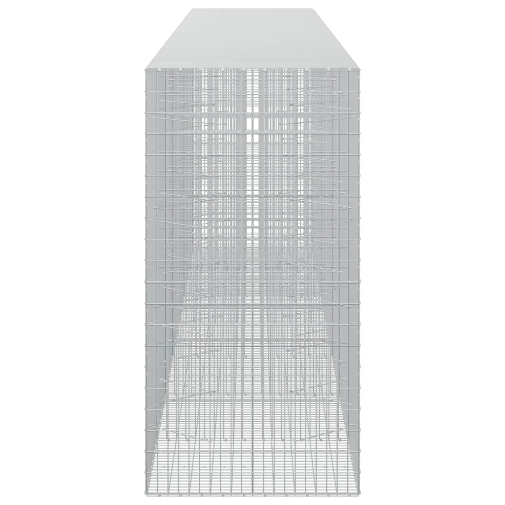 vidaXL Gabion z drutu 3,5 mm i siatką 5x10 cm 700x100x200 cm