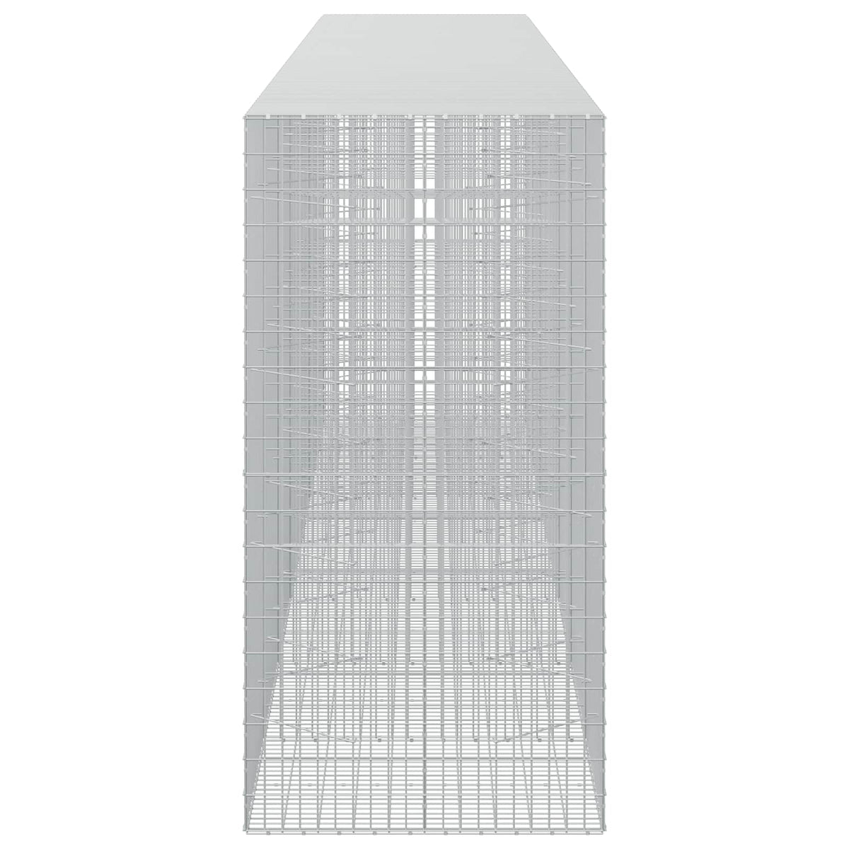 vidaXL Gabion z drutu 3,5 mm i siatką 5x10 cm 700x100x200 cm