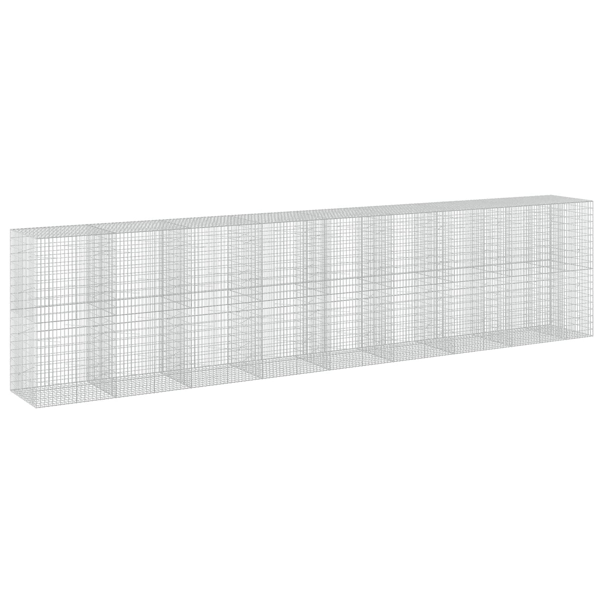 vidaXL Gabion z drutu 3,5 mm i siatką 5x10 cm 850x100x200 cm