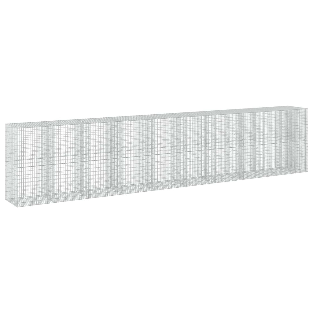 vidaXL Gabion z drutu 3,5 mm i siatką 5x10 cm 950x100x200 cm