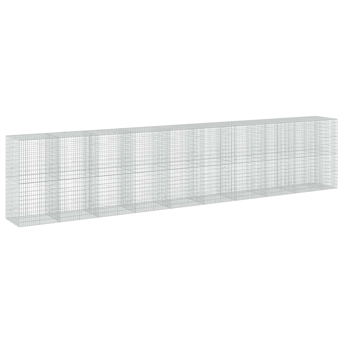 vidaXL Gabion z drutu 3,5 mm i siatką 5x10 cm 950x100x200 cm