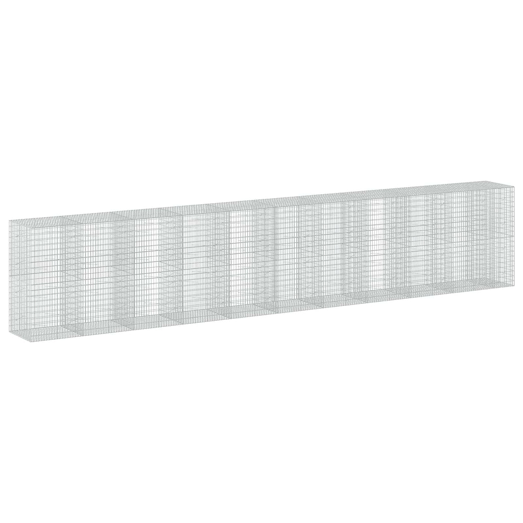 vidaXL Gabion z drutu 3,5 mm i siatką 5x10 cm 1050x100x200 cm