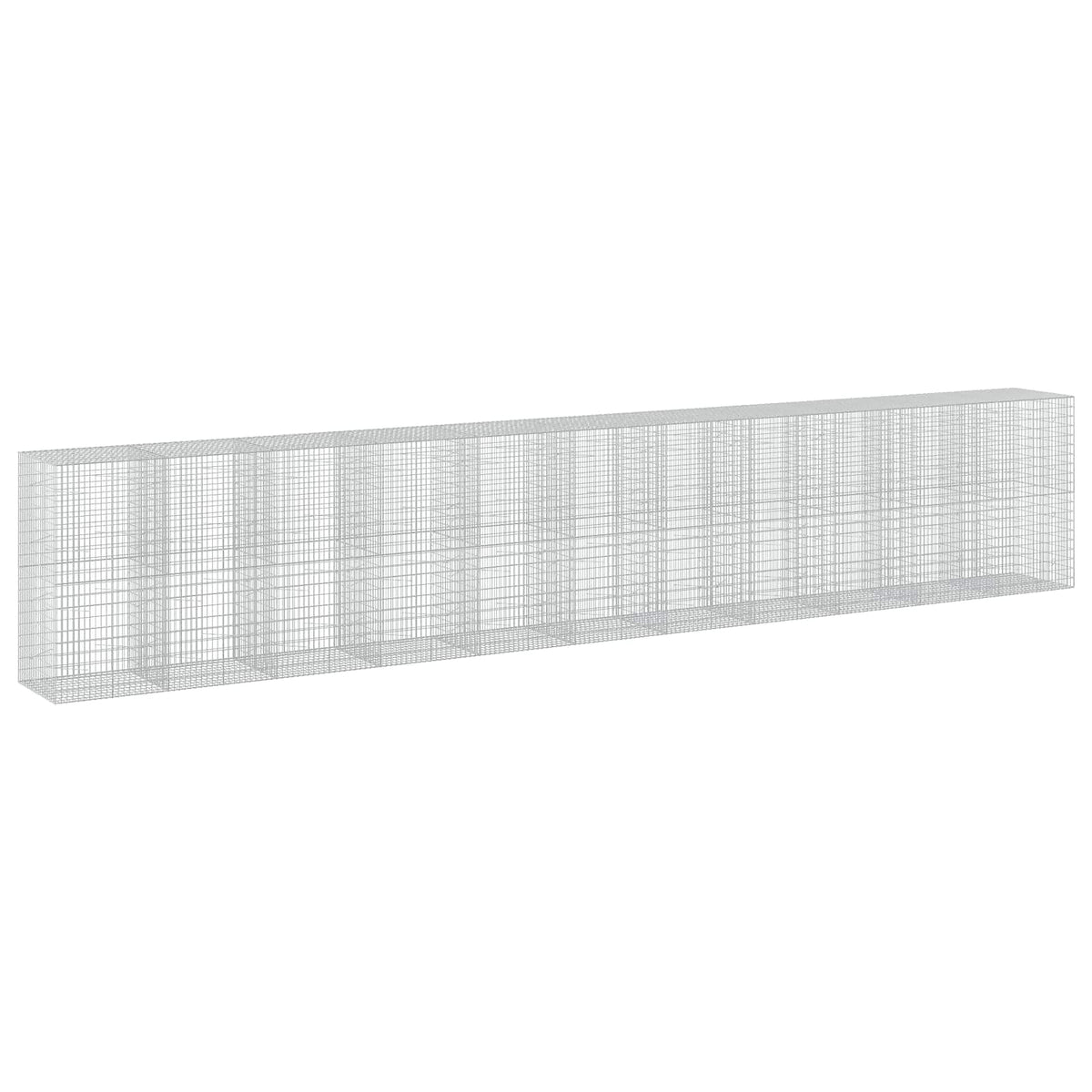 vidaXL Gabion z drutu 3,5 mm i siatką 5x10 cm 1100x100x200 cm