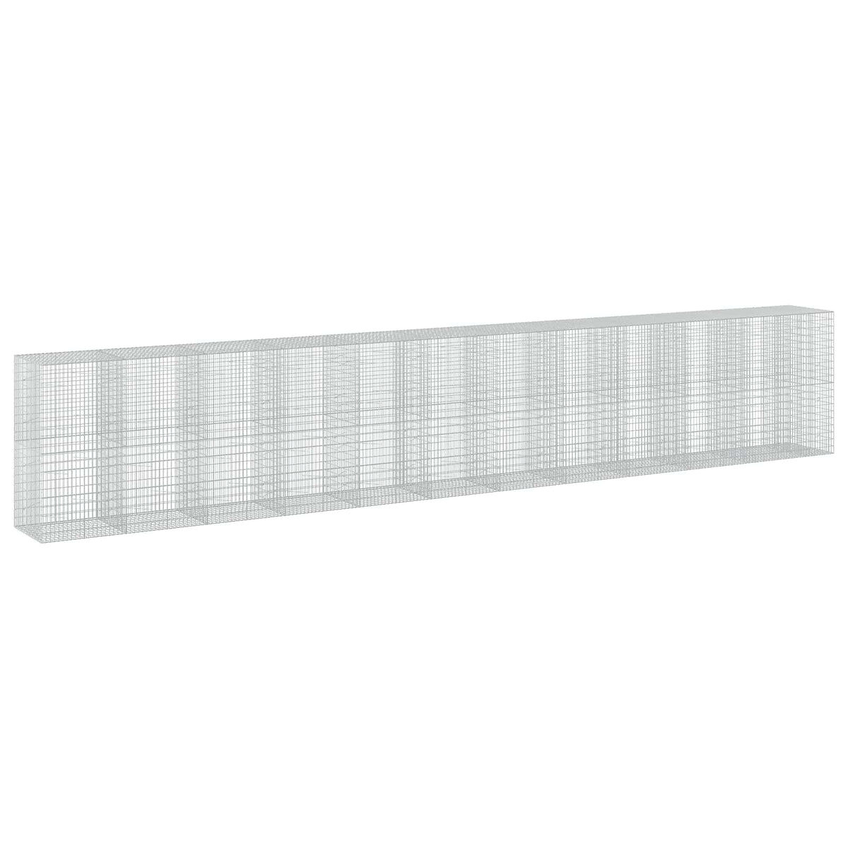 vidaXL Gabion z drutu 3,5 mm i siatką 5x10 cm 1150x100x200 cm