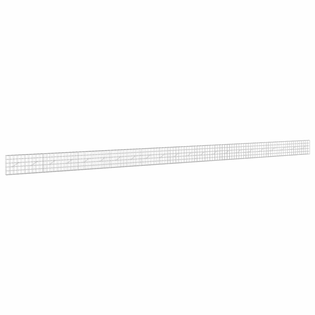 vidaXL Gabion z drutu 3,5 mm i siatką 10x10 cm 1100x10x50 cm