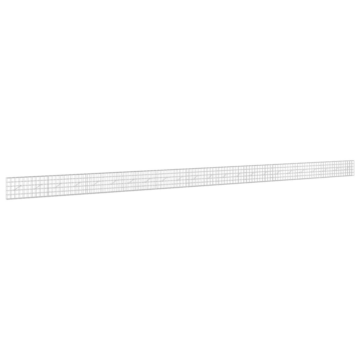 vidaXL Gabion z drutu 3,5 mm i siatką 10x10 cm 1150x10x50 cm