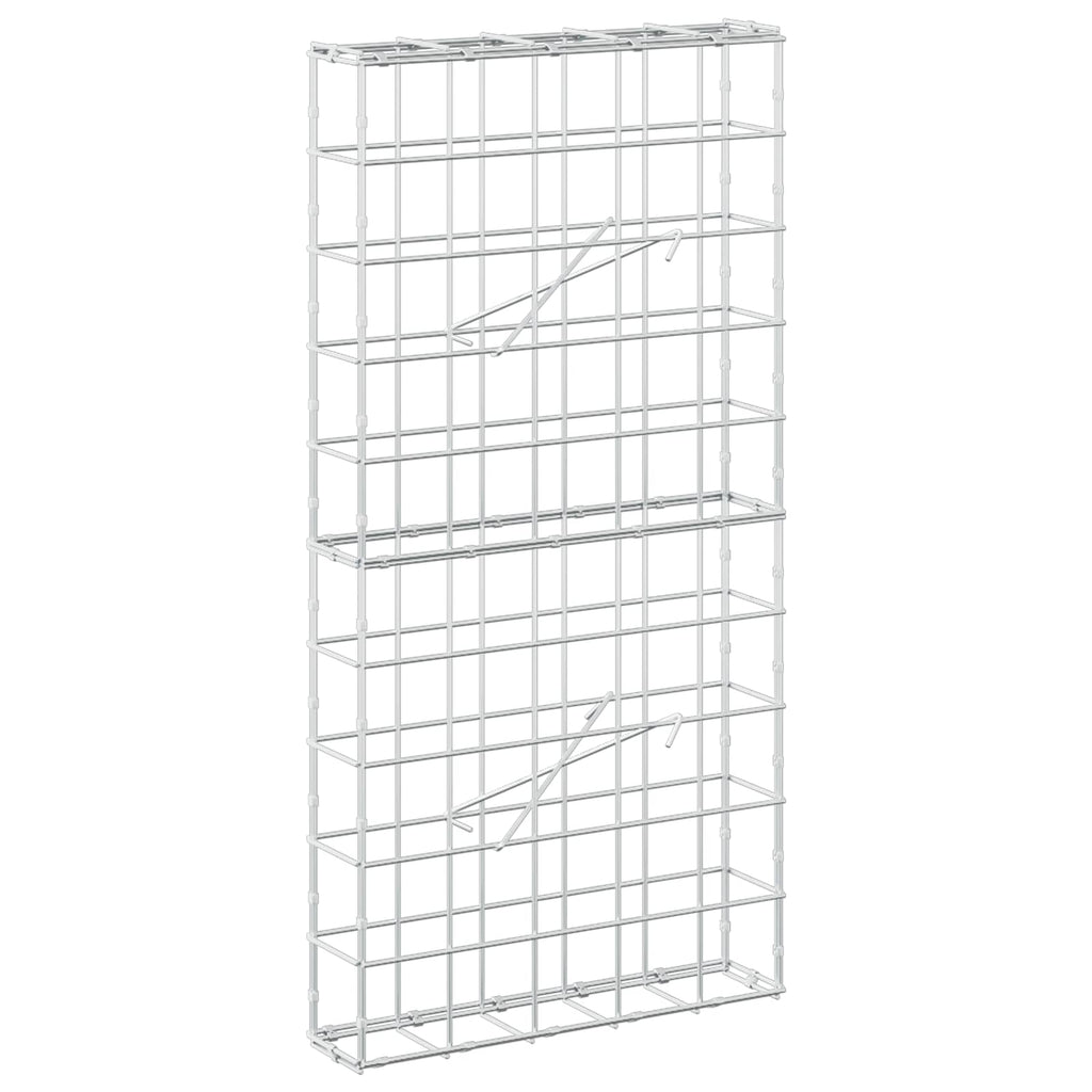 vidaXL Gabion z drutu 3,5 mm i siatką 10x10 cm 50x10x100 cm