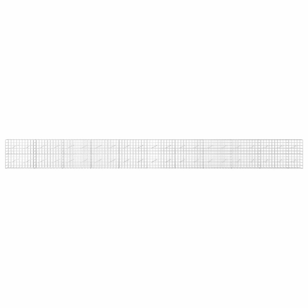 vidaXL Gabion z drutu 3,5 mm i siatką 10x10 cm 1050x10x100 cm