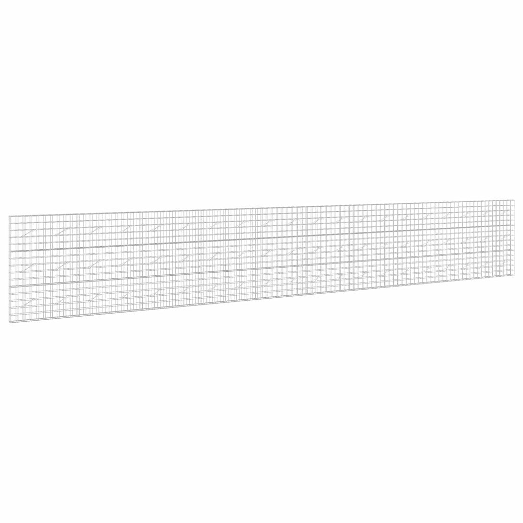 vidaXL Gabion z drutu 3,5 mm i siatką 10x10 cm 1000x10x150 cm