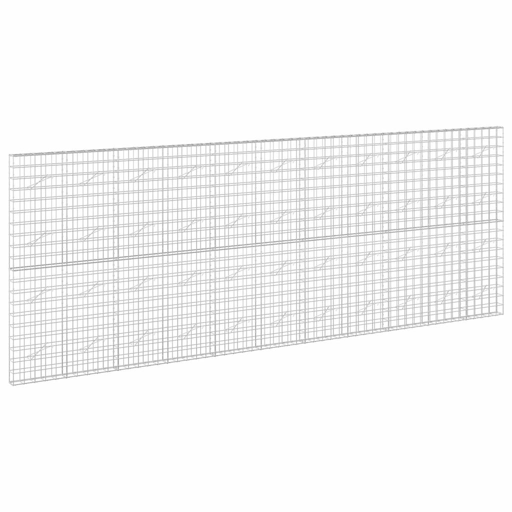 vidaXL Gabion z drutu 3,5 mm i siatką 10x10 cm 550x10x200 cm