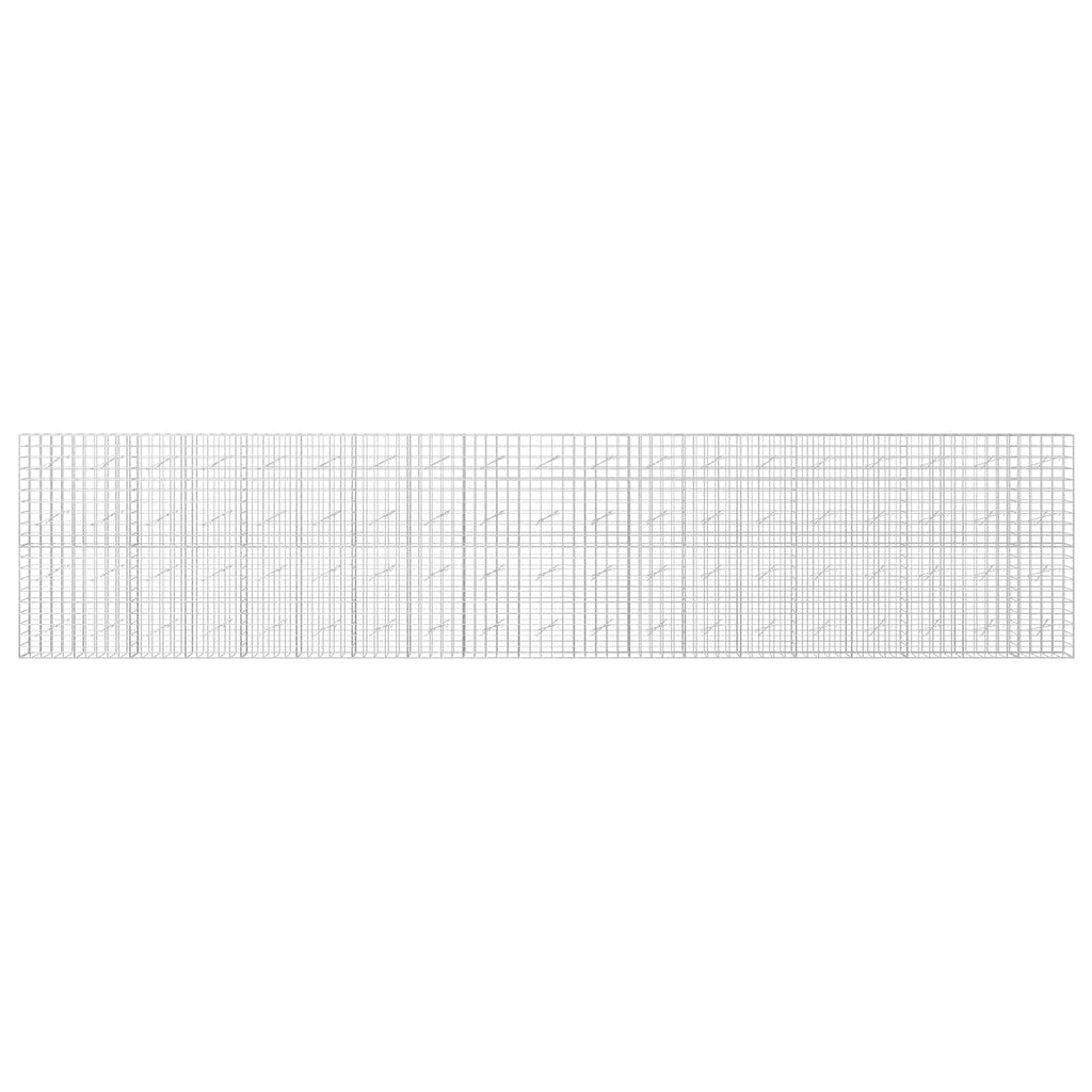 vidaXL Gabion z drutu 3,5 mm i siatką 10x10 cm 950x10x200 cm