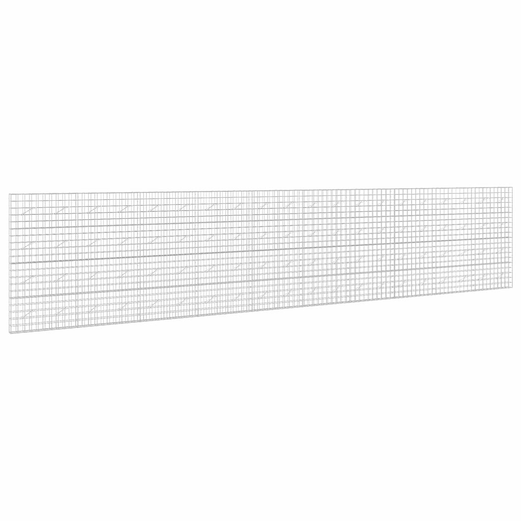 vidaXL Gabion z drutu 3,5 mm i siatką 10x10 cm 1000x10x200 cm