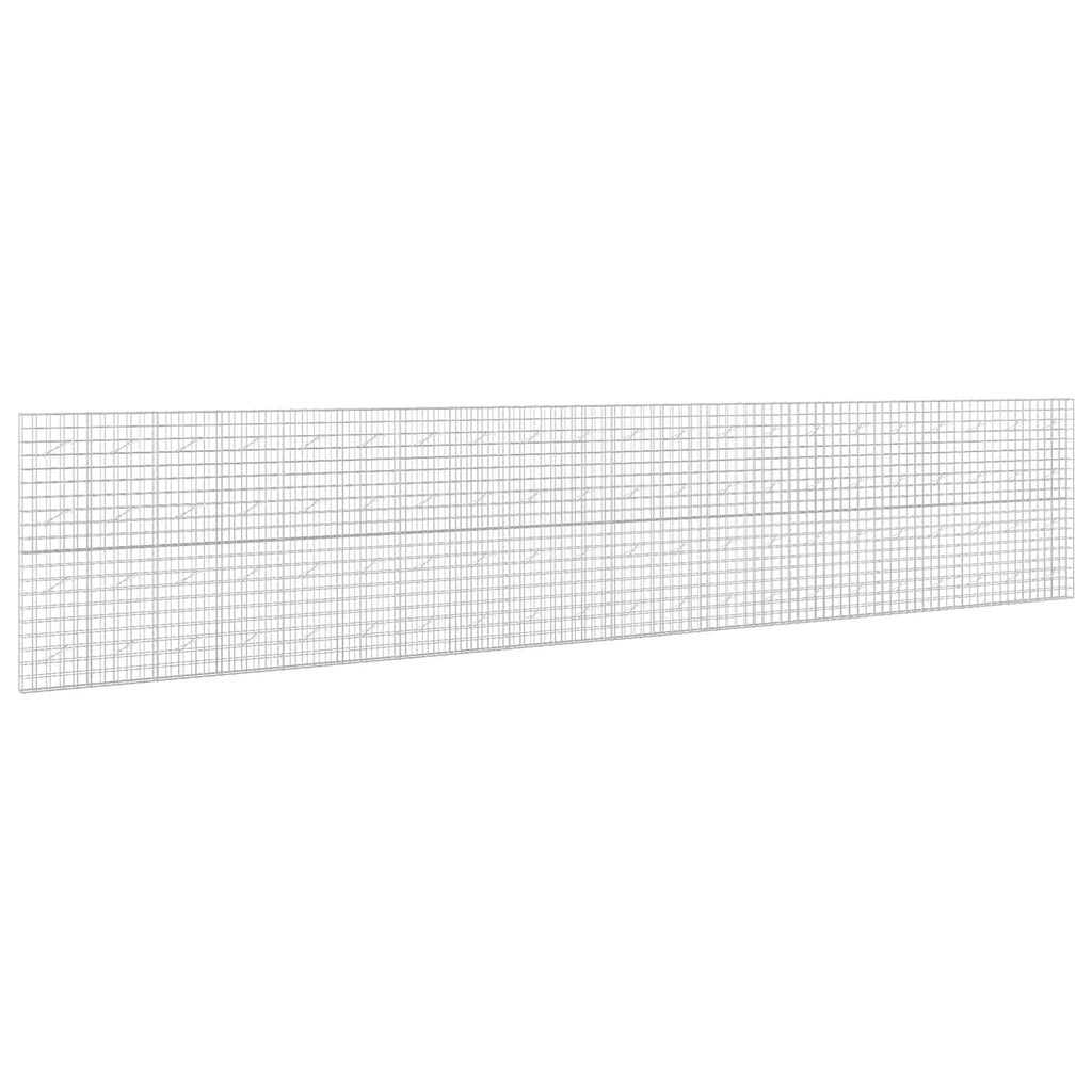 vidaXL Gabion z drutu 3,5 mm i siatką 10x10 cm 1050x10x200 cm