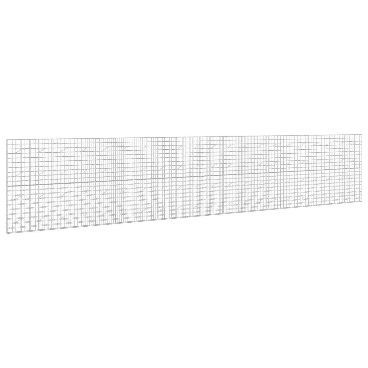 vidaXL Gabion z drutu 3,5 mm i siatką 10x10 cm 1050x10x200 cm