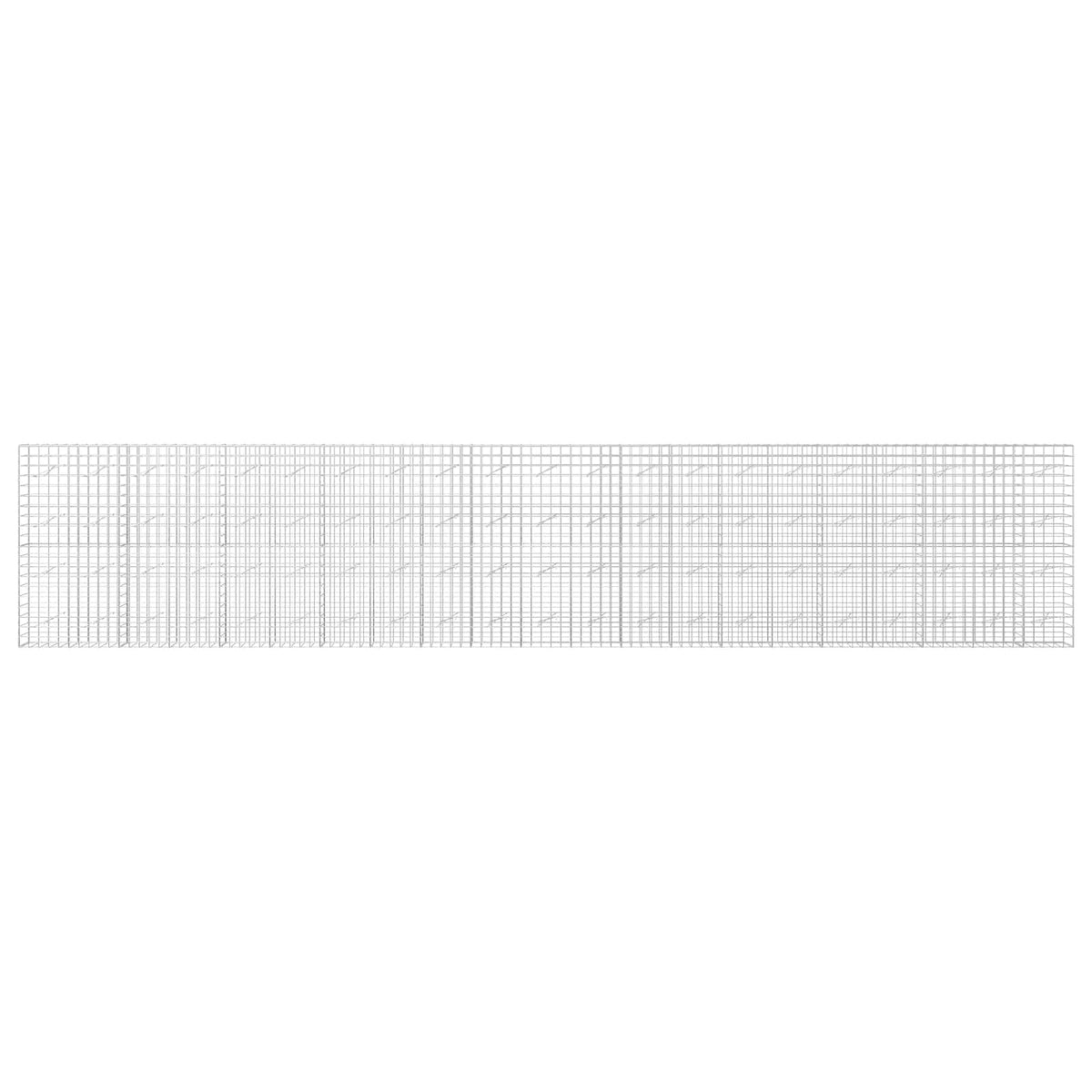 vidaXL Gabion z drutu 3,5 mm i siatką 10x10 cm 1050x10x200 cm