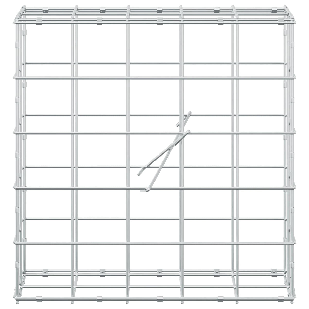 vidaXL Gabion z drutu 3,5 mm i siatką 10x10 cm 50x20x50 cm