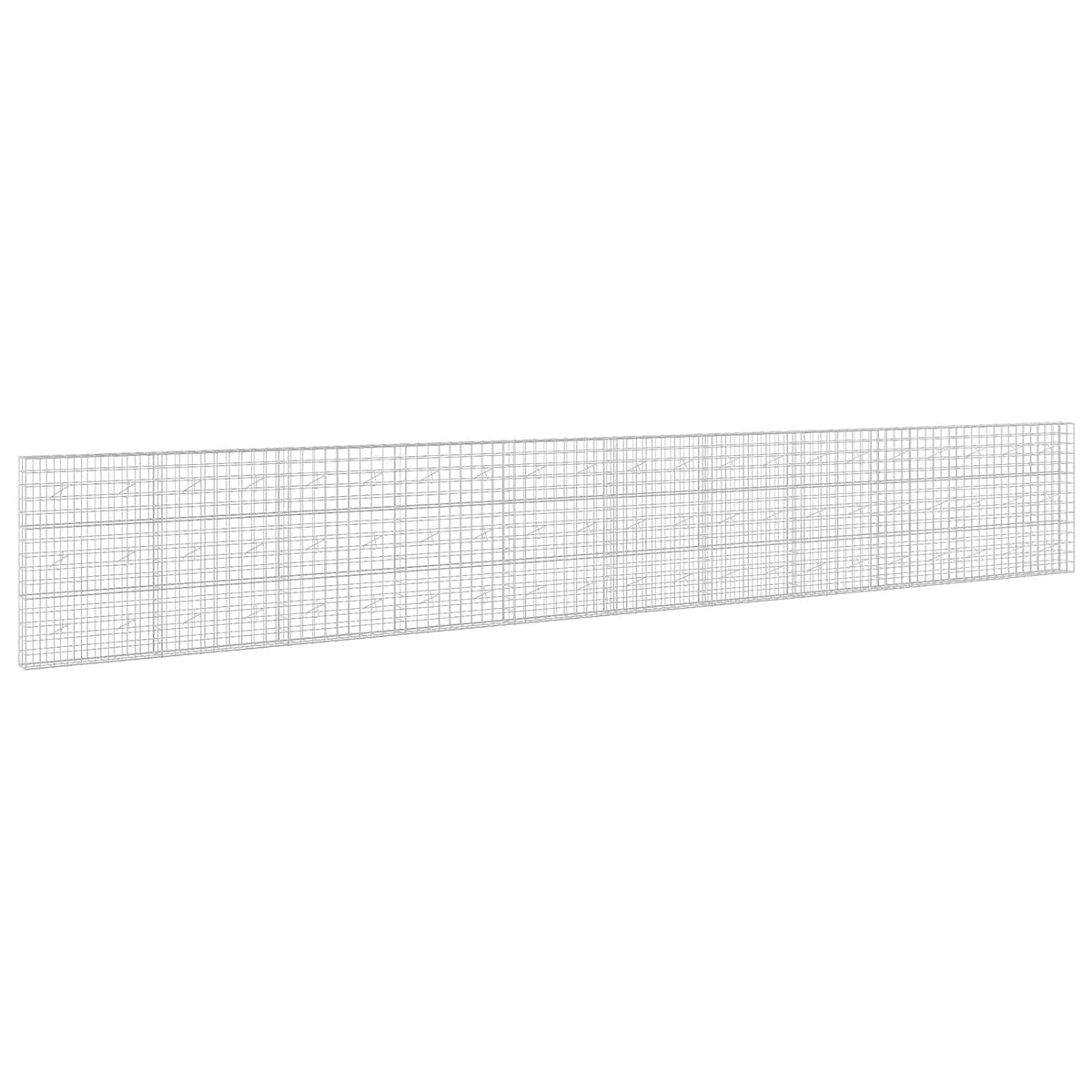 vidaXL Gabion z drutu 3,5 mm i siatką 10x10 cm 1050x20x150 cm