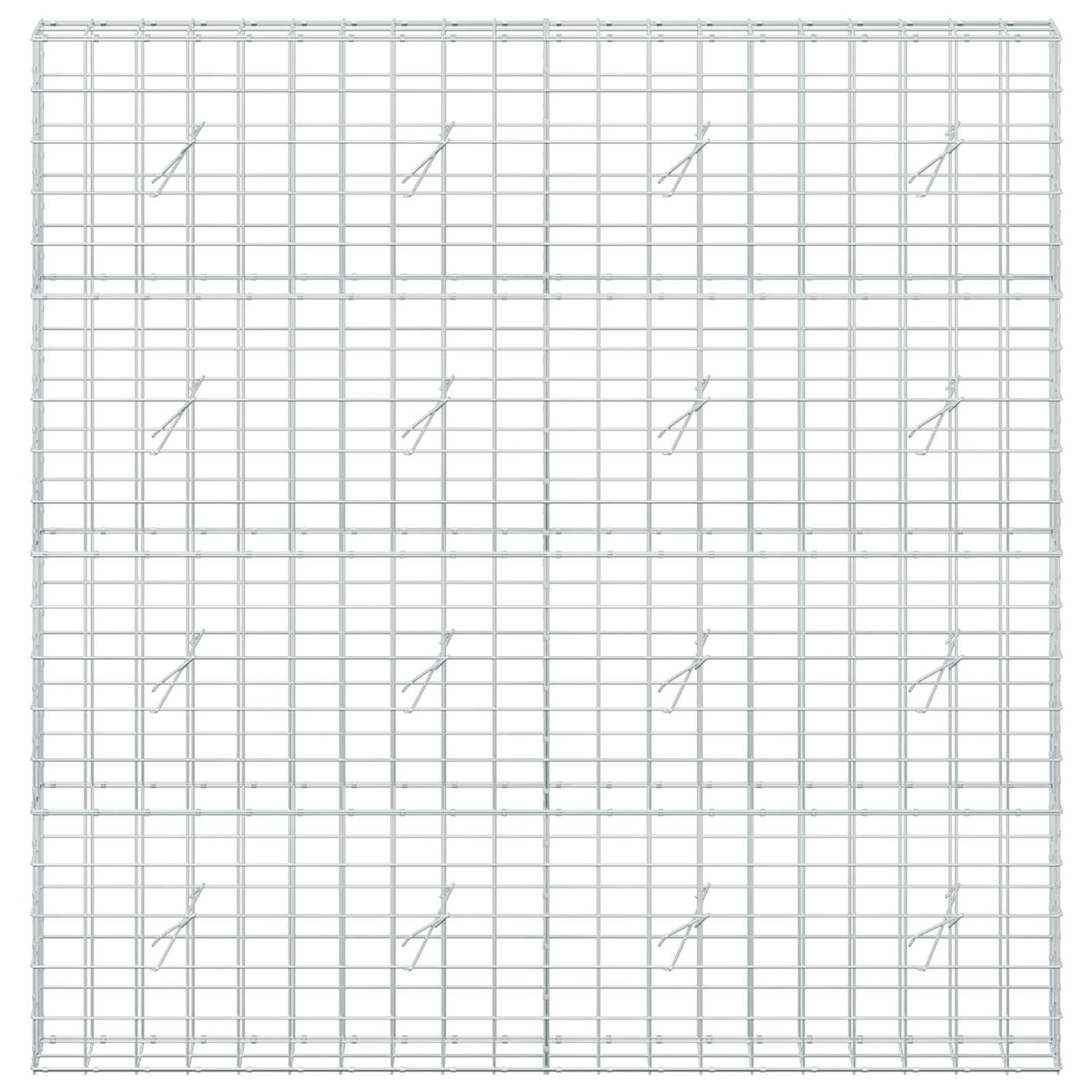 vidaXL Gabion z drutu 3,5 mm i siatką 10x10 cm 200x20x200 cm