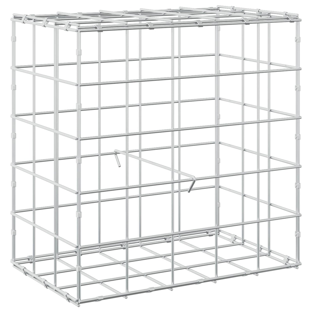 vidaXL Gabion z drutu 3,5 mm i siatką 10x10 cm 50x30x50 cm