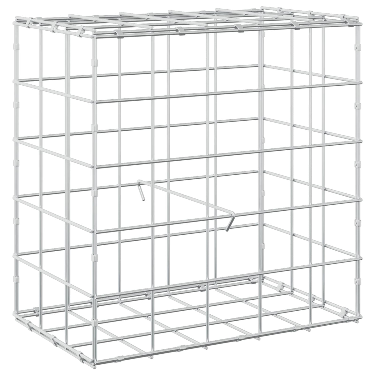 vidaXL Gabion z drutu 3,5 mm i siatką 10x10 cm 50x30x50 cm