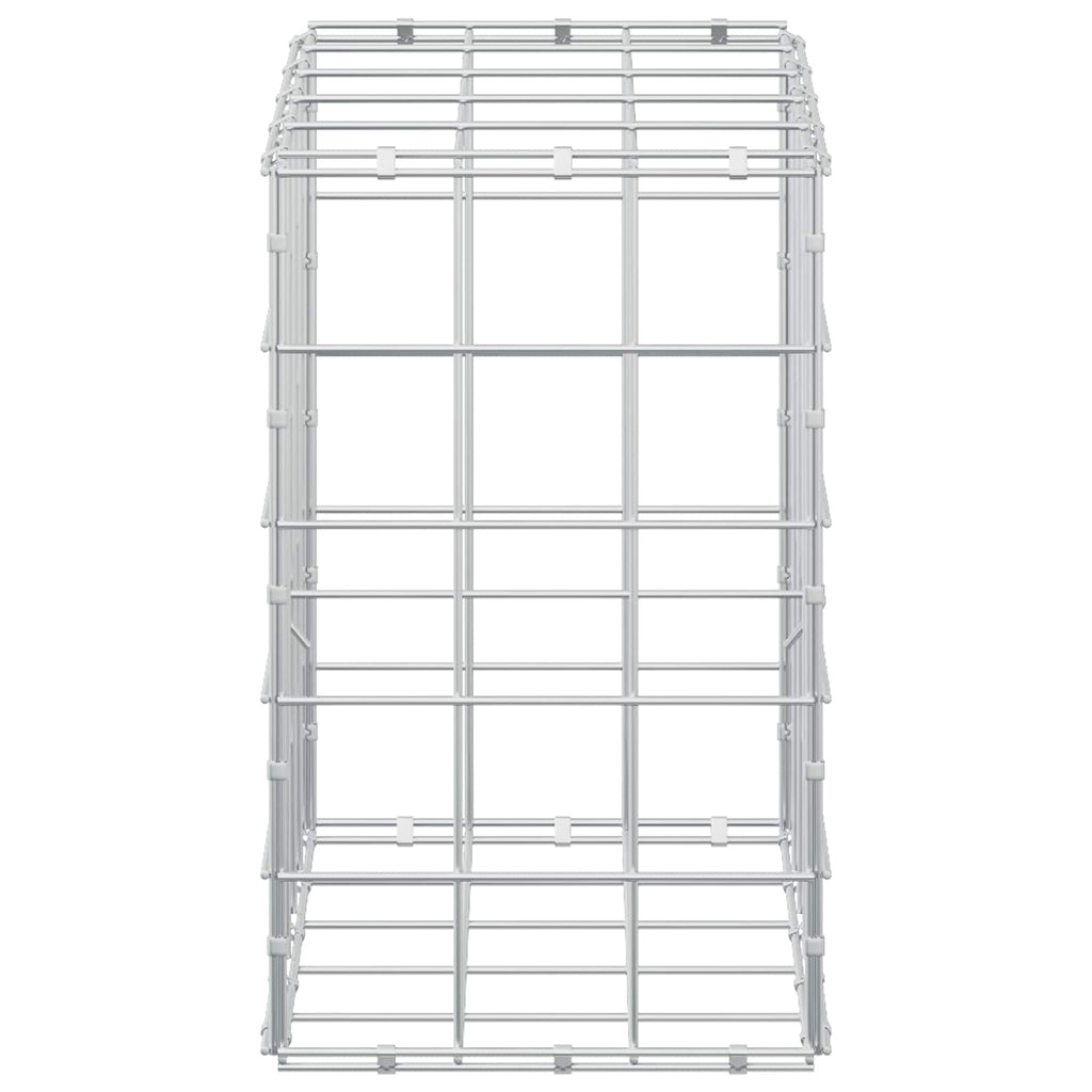 vidaXL Gabion z drutu 3,5 mm i siatką 10x10 cm 50x30x50 cm