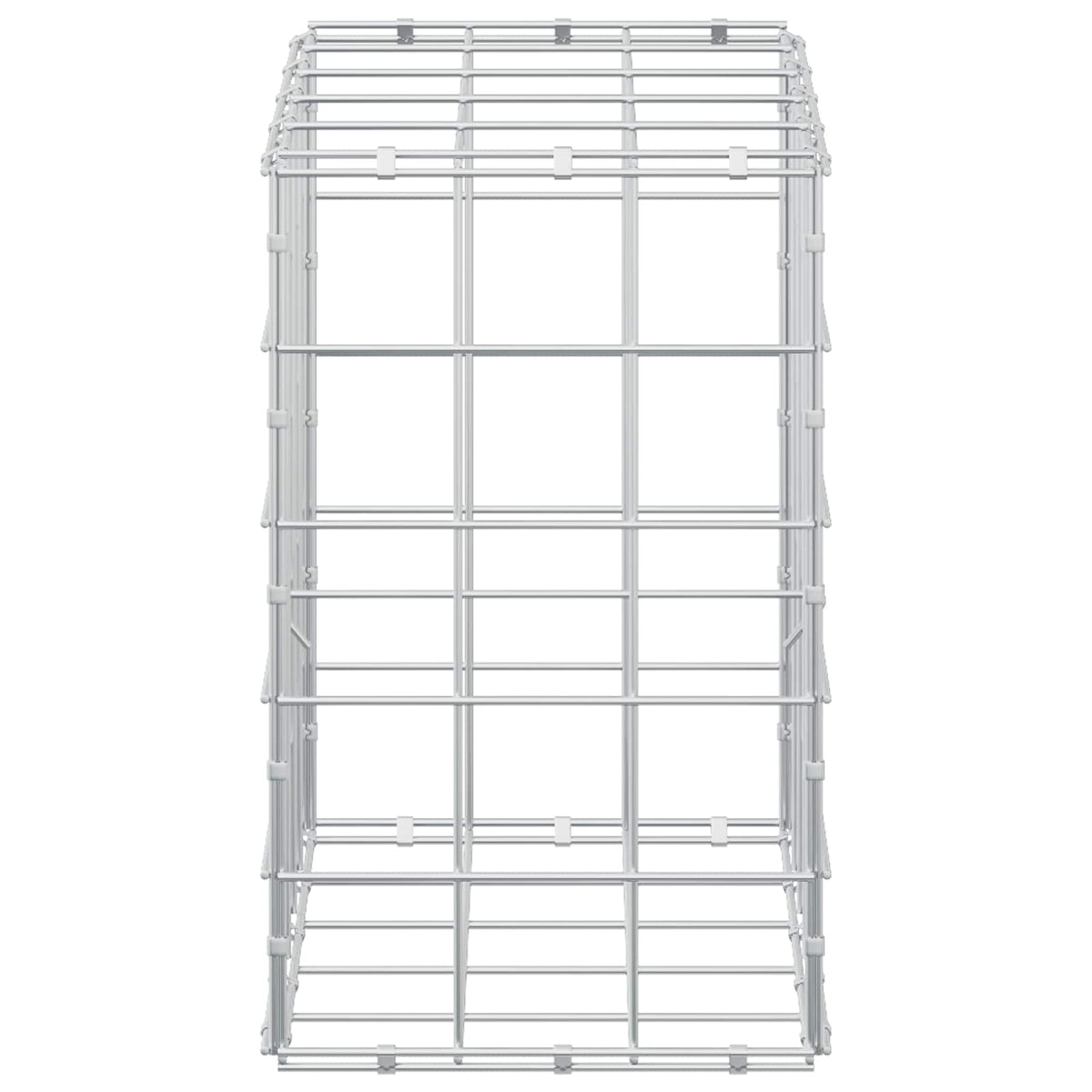 vidaXL Gabion z drutu 3,5 mm i siatką 10x10 cm 50x30x50 cm